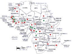 Regiones de procedencia africana de los grupos afro-americanos según datos cultural, lingüístico, histórico, genético y dental Regiones